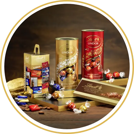 1 ano de chocolates Lindt